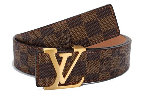 louis vuitton belt brown gold|louis vuitton belt men brown.